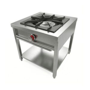 cocina a gas 1 hornilla industrial de acero inoxidable para restaurante