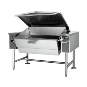 sarten volcable a gas 150 litros industrial de acero inoxidable